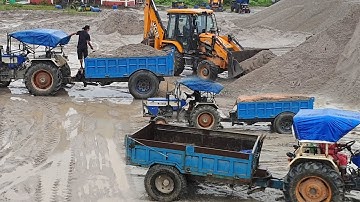 Loading on Tractor | JCB Fun Crusher Work