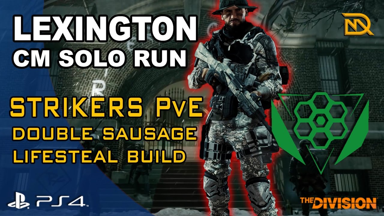 The Division - Striker Shotgun PvE Lifesteal Build