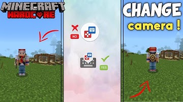 😎 How To Change Camera & Use  Minecraft PE | How To Use Keymapper paji deep