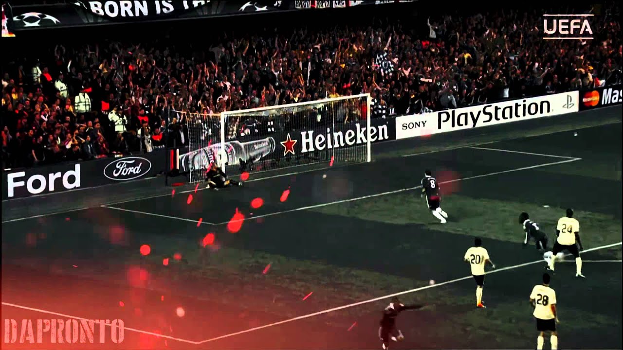 Michael Essien v Barcelona Great UEFA Goals - YouTube