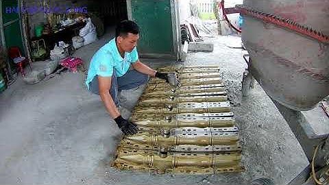 hàng rào bê tông,đây là cách phun dầu vào khuôn mẫu tài phú kim cương ngắn.