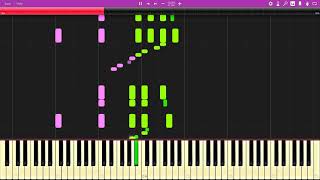 Piano Four Hands - G. Bizet, Jeux d'enfants, Op. 22 Nº5 - "Le volant" [Synthesia Tutorial] screenshot 2