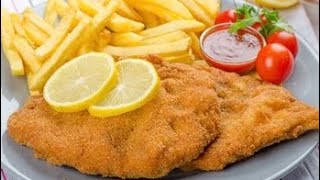 اسكالوب الدجاج مقرمش | Yummy Chicken Escalope Recipe 