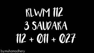 RLWM 3 SAUDARA (112 011 027)  -RLWM122•OFFICIAL🇯🇲