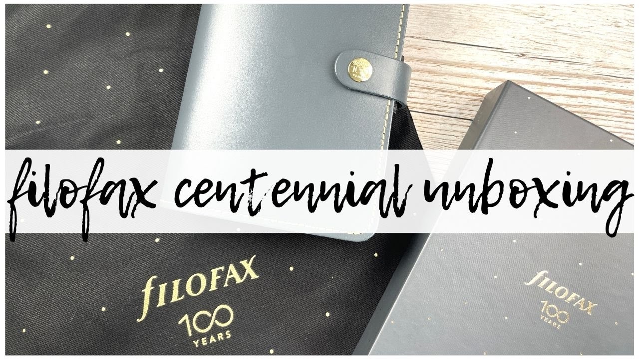 Filofax Centennial Edition Unboxing | Personal Planner in Charcoal |  ms.paperlover | 2021