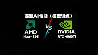 实测AMD Max+ 395 vs RTX4060Ti AI性能对比（模型训练篇）