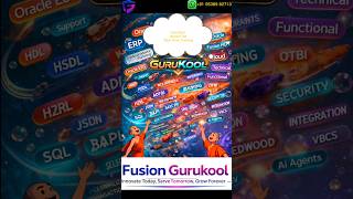Fusion GuruKool | India’s First Free Learning Platform for Oracle ERP, Oracle EBS &amp; Oracle Fusion