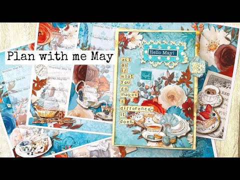 Plan with me May 2022/New Digital Kit incl. Freebies!/Book Reviews