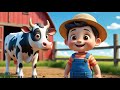 🐄 Old MacDonald’s Singing Farm 🎶🌾 | Fun ABC, Numbers & Colors Song for Kids
