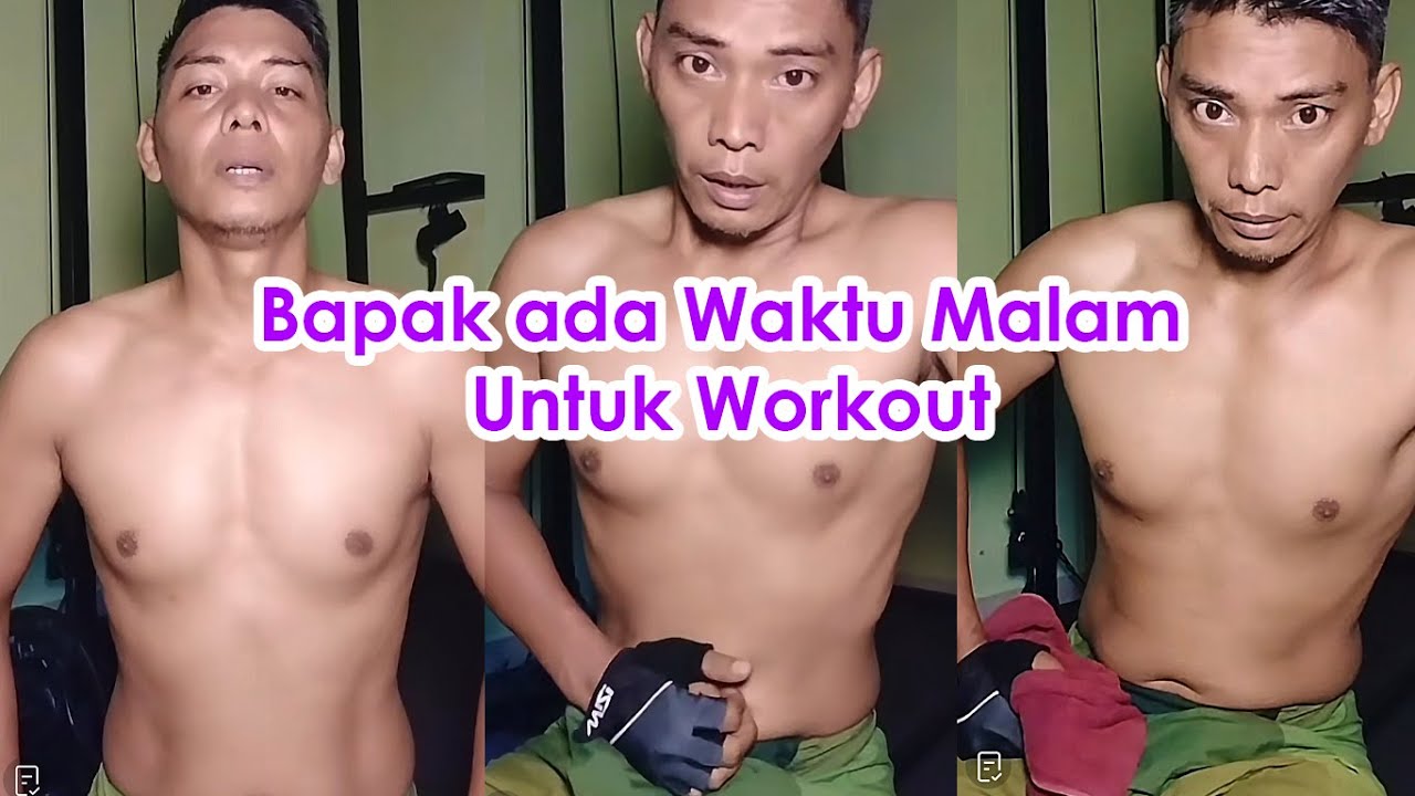 Bapak ada Waktu Malam Untuk Workout