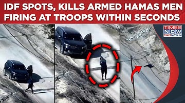 IDF Kills Armed Hamas Terrorist Who Fired At Troops| Intense Gunfight On Cam| Watch Gaza Strip Ops