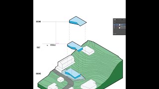 Speed modeling Exploded Axonometric Diagram: ArchiCAD to Rhino to Illustrator Workflow
