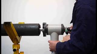 Installation and use process of ID-Mounted Pipe Beveling Machine