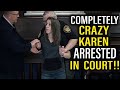 Sovereign Citizen Karen Interrupts Court — Judge Sends Her Straight to Jail!!