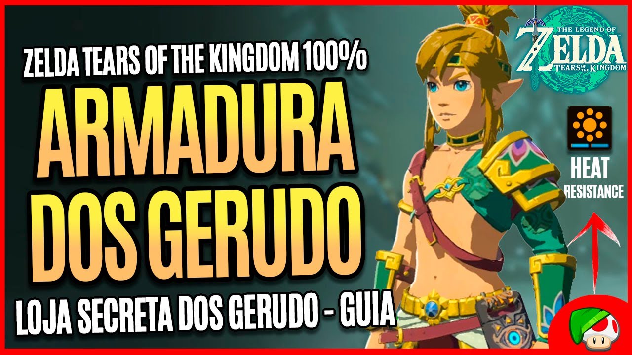 Como pegar a armadura dos Gerudo, Desert Voe Set, em Zelda ToTK? Loja secreta dos Gerudo | Guia