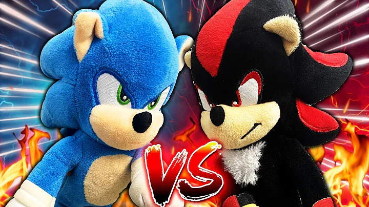 SSB Movie: Movie Sonic V.S. Movie Shadow! (Sonic Movie 3 Plush)