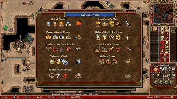 Third Upgrades mod update with Combo artifacts table and Warlords banner workshop - Heroes 3 mod