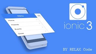 IONIC 3 #2- Custom template SideMenu style