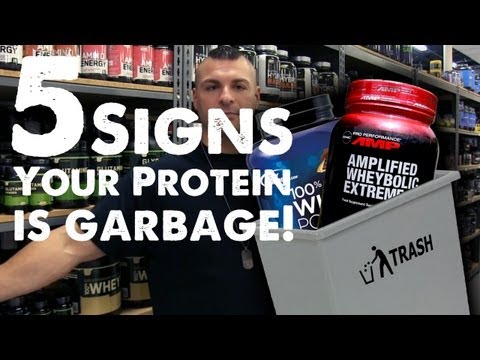 5 Signs Your Protein Is Garbage