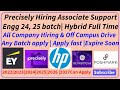 HP, Precisely, Upstox, Amazon Big Hiring | Off Campus Drive for 2022, 2023, 2024, 2025, 2026 Batch