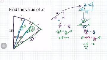 Special triangles combo problems