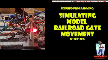 Model Railroading Arduino Crossing Gate Motion Simulation - Linear Interpolation of Servo no delay