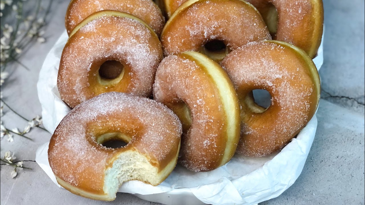 Ciambelle o Graffe LEGGERISSIME e SOFFICI Facili e Veloci 🍩 SENZA UOVA, SENZA LATTE, SENZA BURRO