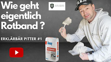 Wie lange braucht Rotband zum Trocknen?