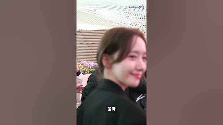 윤아, 패션위크 가는 융프로디테!