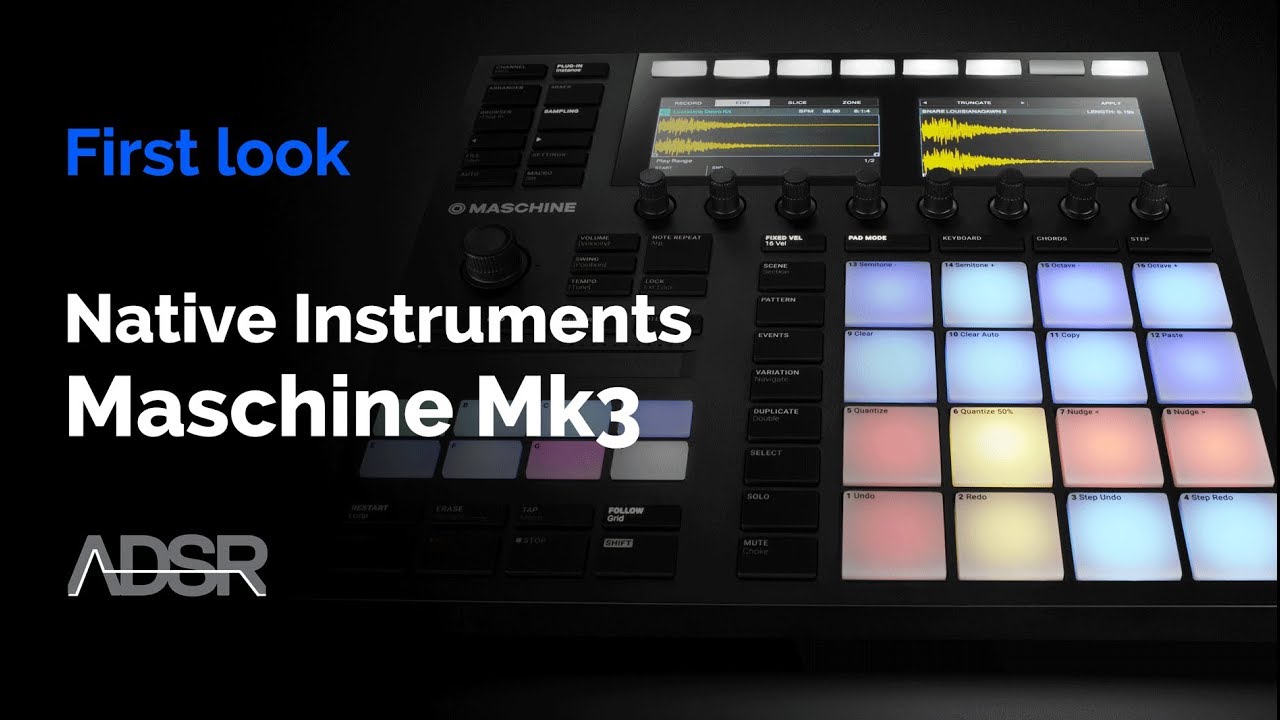 Maschine Mk3 - First Look : New features and hardware overview - YouTube
