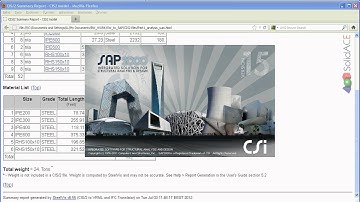 SolidWorks link to CSI SAP2000 via CIS/2 analysis