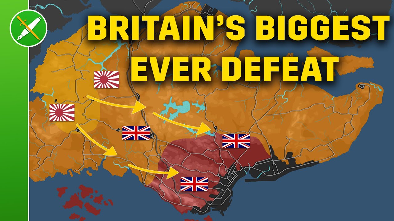 The Fall of Singapore 1942 Animated - The Largest Surrender in British History - YouTube