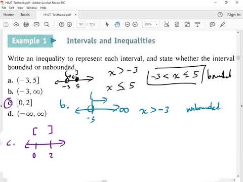 1.7 Interval notation