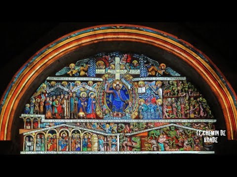 Abbatiale Sainte-Foy de Conques - L'Illumination du Tympan