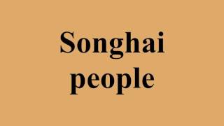 Songhai people