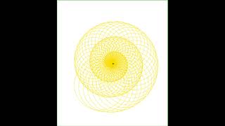 Spiral Circles in POython Turtle #spiral #turtle #coding #fun #art #graphics #python #programming