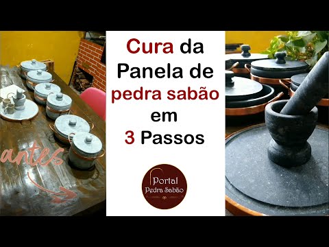 Curando as panelas de pedra sabão em 3 passos - Portal Pedra Sabão