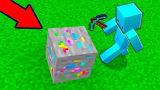 Encontré el Mineral Secreto Raro y OP de Minecraft!