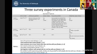 COVID19 Survey Working Group - Oct 28 - Social Desirability Bias