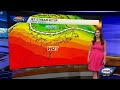 Video: Hot weather sticks around Sunday