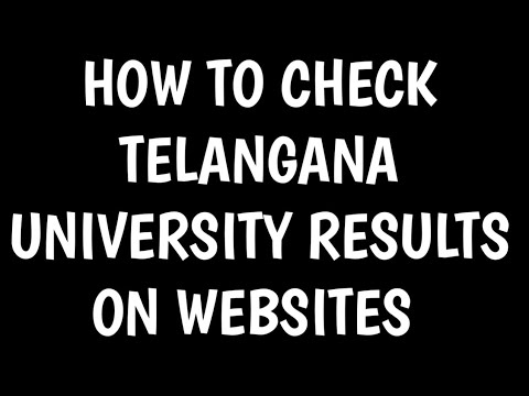 HOW TO CHECK TELANGANA UNIVERSITY RESULTS|HOW TO SEARCH TU RESULTS|HOW TO SEE TURESULTS|HOW TO CHECK