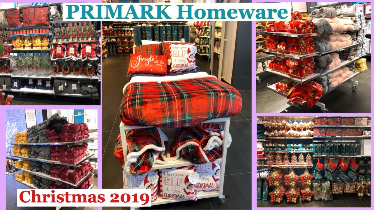 PRIMARK HOMEWARE NEW CHRISTMAS DECORS COLLECTION 2019| WHAT'S NEW IN 