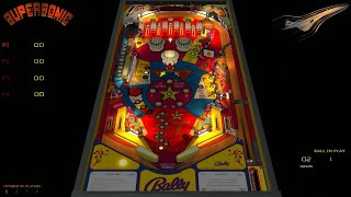 Supersonic (Bally 1979) - Visual Pinball