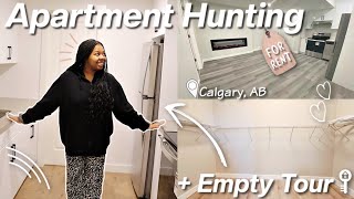 we’re moving again.. APARTMENT HUNTING IN CALGARY + EMPTY TOUR! ft. rent prices, tips & reviews