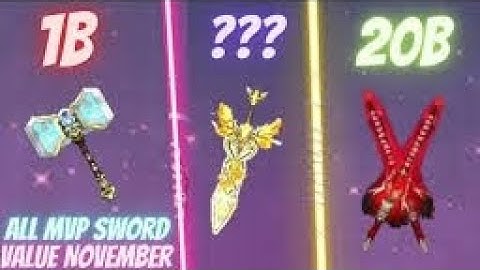 Value of Every Mvp and Rare sword 💸💸 ||  August 2025 || SKYBLOCK || Blockman go