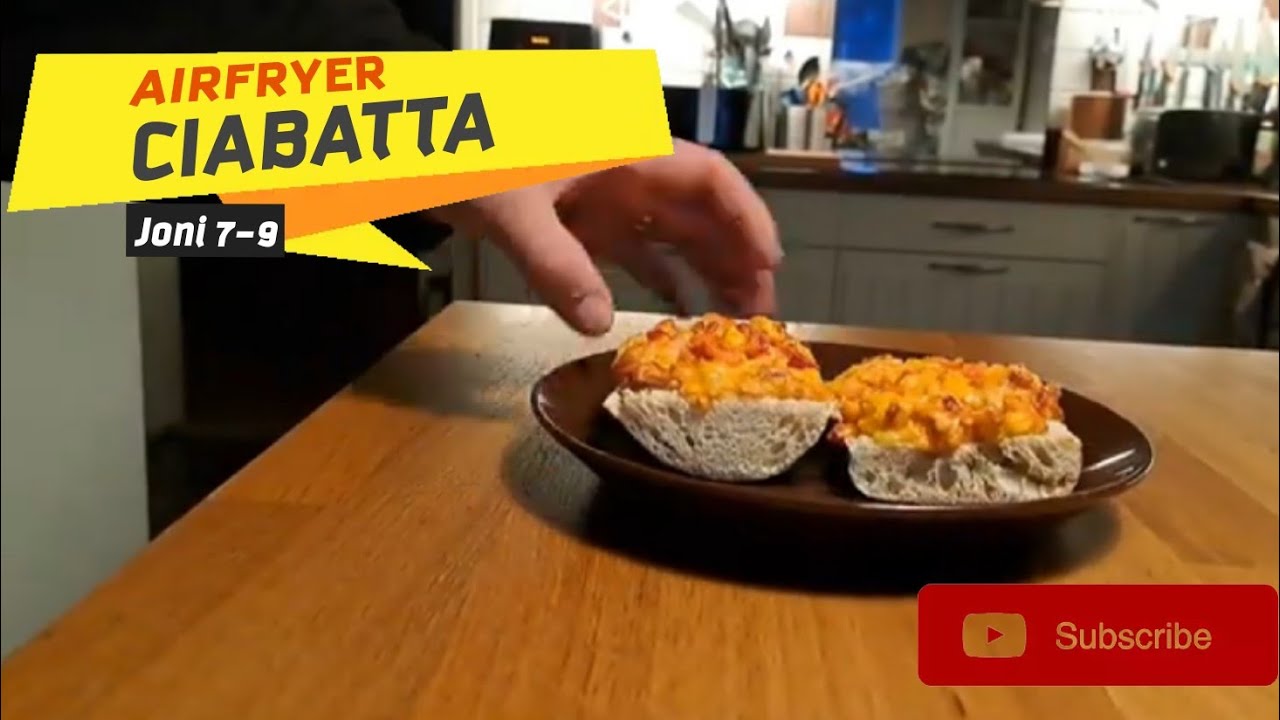 Airfryer ciabatta