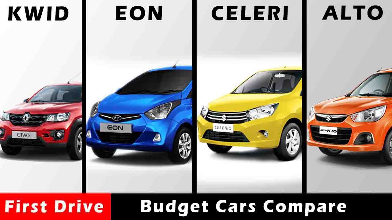 Comparison Renault Kwid Vs Maruti Alto Vs Celerio Vs Eon First