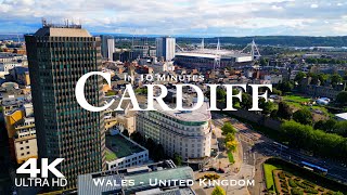 CARDIFF 🏴󠁧󠁢󠁷󠁬󠁳󠁿 Drone Aerial 4K | Wales United Kingdom UK 🇬🇧