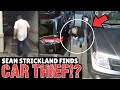 Footage sean strickland finds strange guy at his home