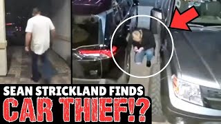 FOOTAGE: Sean Strickland Finds STRANGE Guy at His Home @LieutenantsLoft
